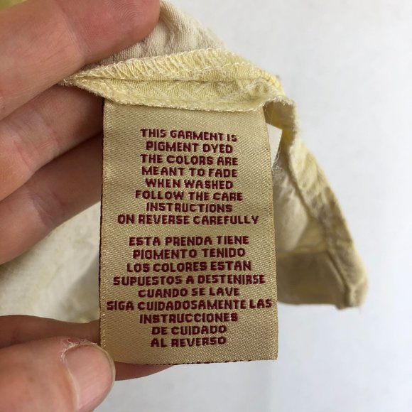 Jamaica Jaxx Men's Size X-Large Yellow Short Sleeve 100% Silk Button Up Shirt - Picture 8 of 11